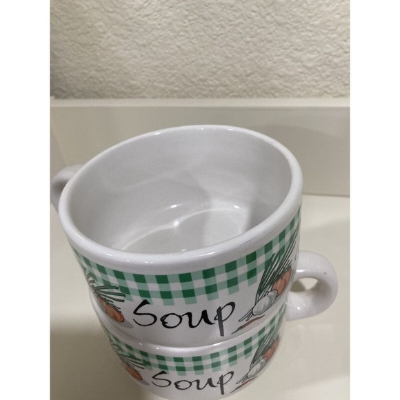 Soup Bowl Cup Croc Houston Harvest Gift Products Lot of 2 - Picture 2 of 4